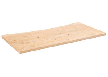 Blat biurka 110x55x25 cm lite drewno sosnowe WM-824435