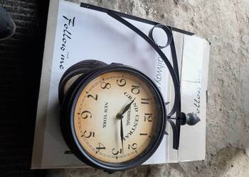 Zegar wiszący dwustronny