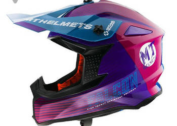 KASK MT CROSS  RÓŻOWO NIEBIESKI S/M AUTOTECH MRĄGOWO