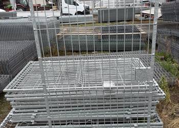 Furtka ocynkowana do kojca w zestawie ze słupkami