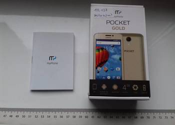 Smartfon MyPhone Pocket Black w kartoniku, bardzo ładny stan, ładowanie dzi