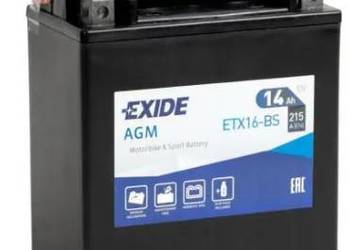 ETX16-BS Akumulator Motocyklowy EXIDE 12V 14Ah 215A