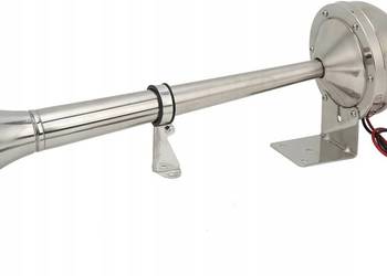 Potężna pojedyncza trąbka 328DB 12V 30W trąbka ze stali nierdzewnej do łodz