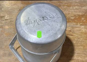 Kuchenka turystyczna Szmiel prymus benzynowy ZSRR PRL z aluminium kociołek