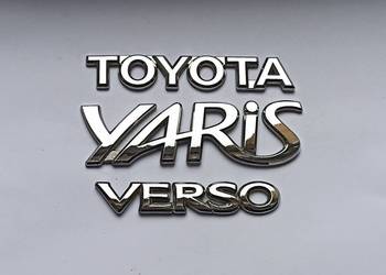 Napis emblemat Toyota Yaris Verso