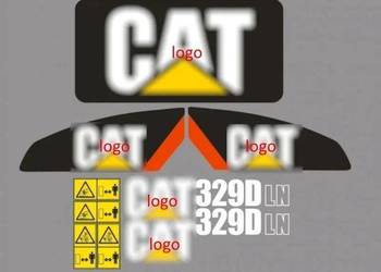 Naklejki Oklejenie - CAT 329DLN Zamiennik CATERPILLAR