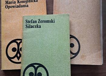 3 książki lektury szkolne z 1979r stan db "siłaczka" "granica" "opowiadania