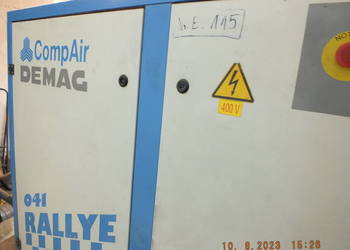 Sprężarka śrubowa CompAir typ RALLYE RA 041, 10 bar, rok prod. 1998 Wałbrzych