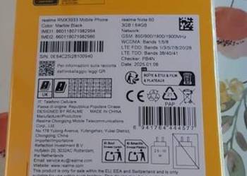 NOwy Smartfon realmi note 60