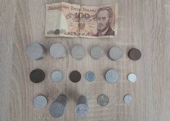Monety i banknot polski z okresu PRL.
