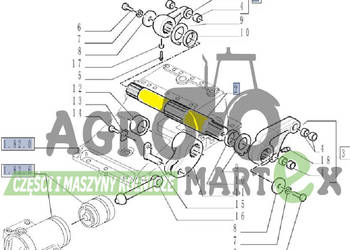 5171027 WAŁEK PODNOŚNIKA CNH