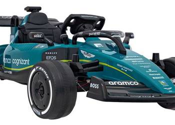 Formuła 1 na akumulator Aston Martin dla dzieci 24V pilot