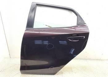 DRZWI LEWY TYŁ MAZDA 2 DE Hatchback 07-15 RADIANT EBONY METALLIC