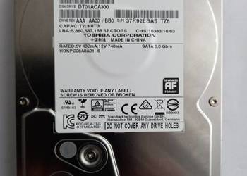 Toshiba 3TB DT01ACA300 SATA 7200RPM