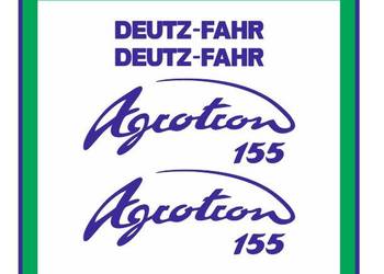 Naklejki Deutz-Fahr Agrotron 155 Ciągnik Traktor Nalepki Mocne