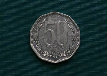 CHILE - 50 peso, 2014r