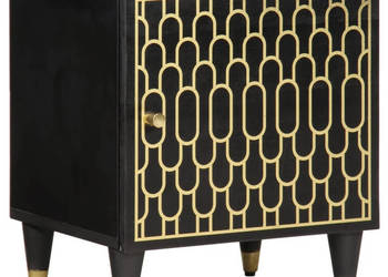 Szafka nocna 40x33x46 cm lite drewno mango WM-358316
