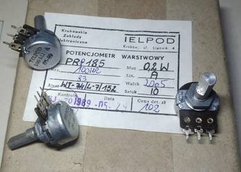 Potencjometr 100kA PRP185 Unitra TELPOD