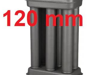 RADIATOR STALOWY DO KOMINKA FI 120 mm 12 CM Promiennik ciepłego powietrza