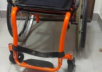 wózek inwalidzki-Tornado lekki z systemem szybkiego demontażu kół