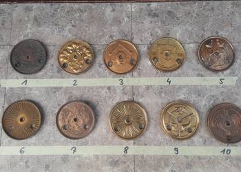 Środek tarczy zegara tłoczony zdobiony w otwór 86mm