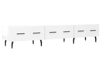 Szafka pod telewizor wysoki połysk biała 150x36x30 cm WM-829166