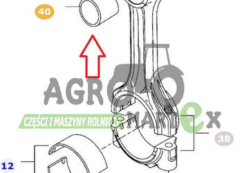 V836646271, V836110646, 142000030702 TULEJKA KORBOWODU AGCO