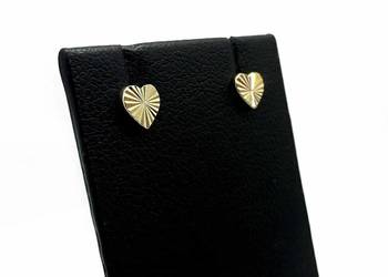 Złote Kolczyki pr. 585 0,83g