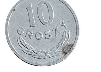 Stara moneta Polska 10 groszy 1980 unikat antyk kolekcjonerski unikat