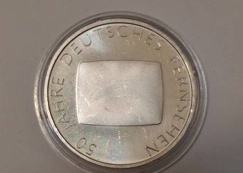 2002r. 10 Euro Moneta "50 Jahre Deutsches Fernsehen" (G)