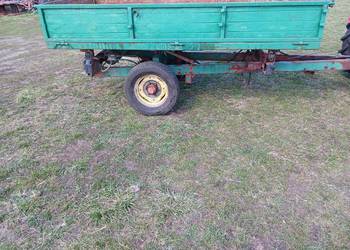 Przyczepa jednoosiowa wywrotka 3 strony