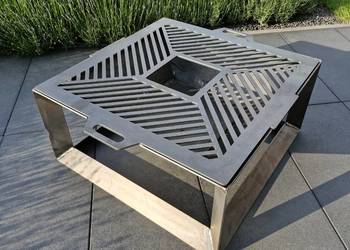 palenisko ogrodowe 4mm z rusztem 6mm o wymiarach 75x75 grill producent