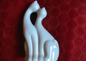 Kot - idealna para kotów - 19,5 x 10 x 7 cm Porcelana