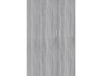 Szafka szary dąb sonoma 80x52x180 cm materiał drewnopochodny WM-815352