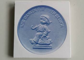 Plakietka medalion porcelanowy Goebel vintage