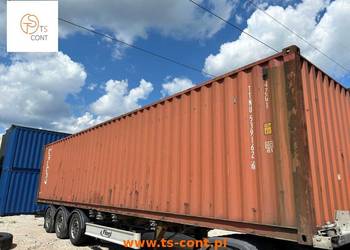 Kontener morski magazynowy budowlany 40 DV 40 HC używany 12 metrowy