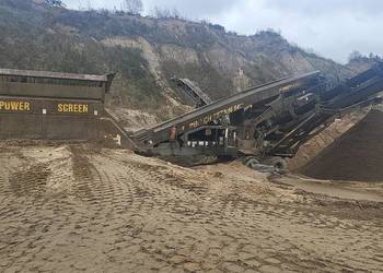Powerscreen Chieftain 1400 Mobilny przesiewacz na kołach