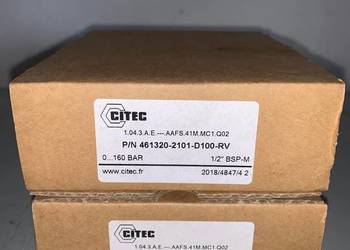 Citec Manometr 461320 2101-D100-RV 1/2" 0-160bar