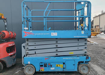 Podnośnik roboczy zwyżka nożycowa elektryczna Genie GS-3246 11,75 m|2017