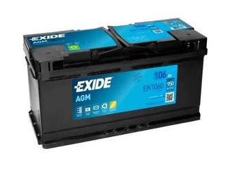 Akumulator 106Ah 950A EXIDE AGM START&STOP || Gliwice, Toszecka 11