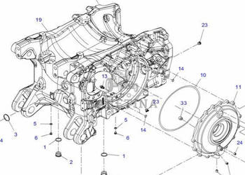 Fendt 930 933 936 942 GEN 7 Obudowa Osi Przedniej Pokrywa CZĘŚCI H218PF050…