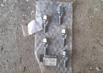 5 śrób do kół Renault - Oryginał M12x1,50 stożkowa