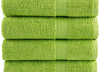 Ręczniki premium SOLUND 4 szt. zielone 50x100 cm 600 g/cm² WM-137498