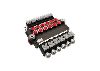 ROZDZIELACZ HYDRAUL. 6 SEK 80L ELEKTR. 24V BADESTNOST [2656]