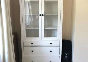 Stolik nocny-HEMNES-IKEA LEKSVIK - drewno - biurko - regał Hemnes