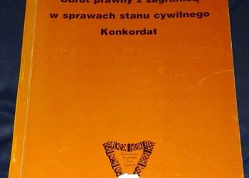 Obrót prawny z zagranicą w sprawach stanu cywilnego. Konkordat