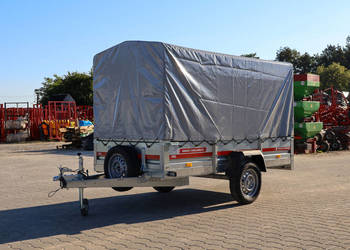 Przyczepka TEMARED PRO 2612 przyczepka samochodowa 264x126 cm plandeka 80cm