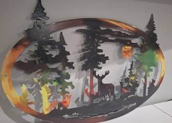 Dekoracja świąteczna metalowa jesienna Nowa