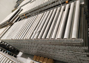 Przenośnik rolkowy BITO 33.8 mb systemowy ocynkowany do transportu palet, …