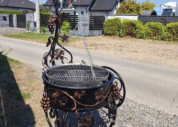 Grill ogrodowy kuty
